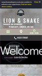 Mobile Screenshot of lionsnakepub.co.uk